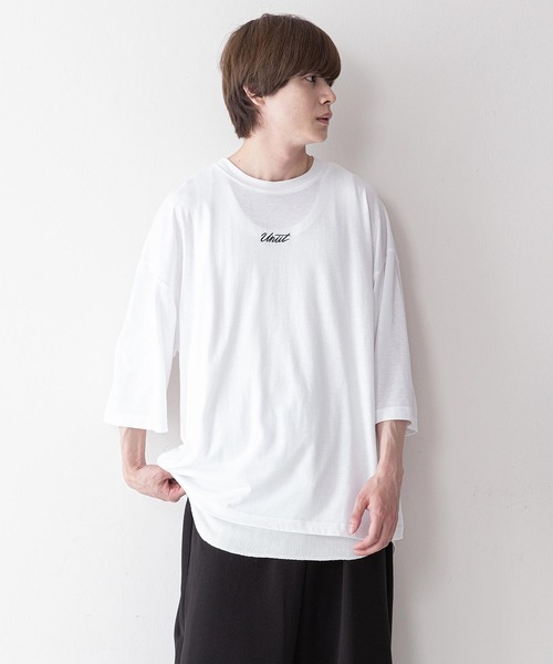 UNIIT(ユニット)の「【UNIIT】ドライフラワーバックプリントグラフィックルーズプリントTシャツ(Tシャツ/カットソー・メンズ・ホワイト/その他1/ブラック/ホワイト系その他/その他2/その他3/その他4/ブラック系その他・MEDIUM/LARGE)」の14枚目の写真
