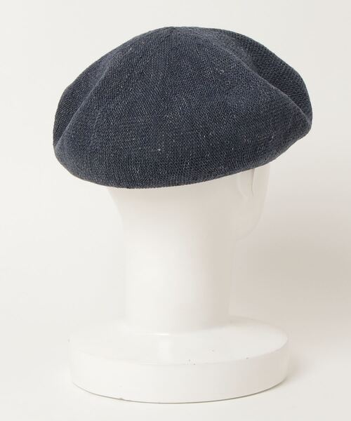 RIVER UP（リバーアップ）の「RIVER UP LINEN THERMO BERET / リバーアップ リネンサーモベレー（ハンチング/ベレー帽・メンズ・ブラック/ベージュ/ネイビー/グレー・ONE SIZE）」の5枚目の写真