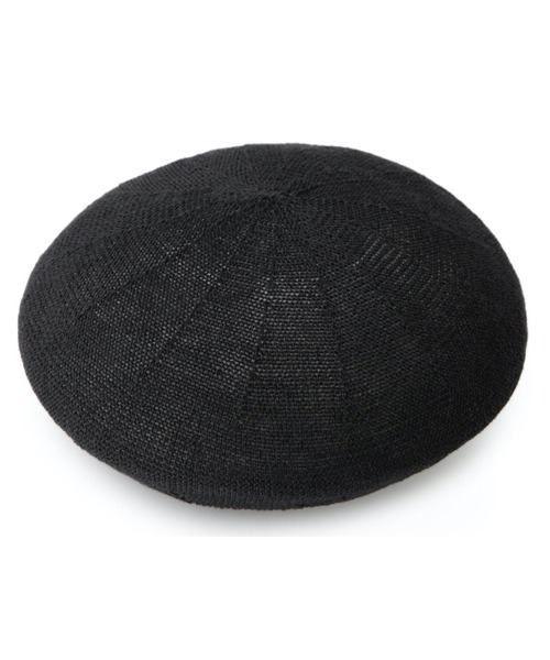 RIVER UP（リバーアップ）の「RIVER UP LINEN THERMO BERET / リバーアップ リネンサーモベレー（ハンチング/ベレー帽・メンズ・ブラック/ベージュ/ネイビー/グレー・ONE SIZE）」の6枚目の写真