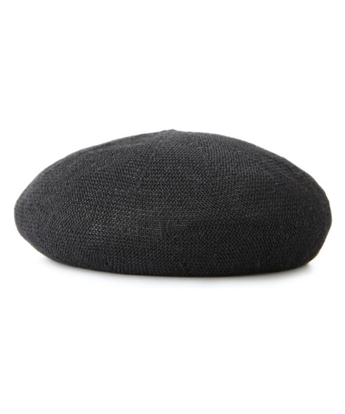 RIVER UP（リバーアップ）の「RIVER UP LINEN THERMO BERET / リバーアップ リネンサーモベレー（ハンチング/ベレー帽・メンズ・ブラック/ベージュ/ネイビー/グレー・ONE SIZE）」の7枚目の写真
