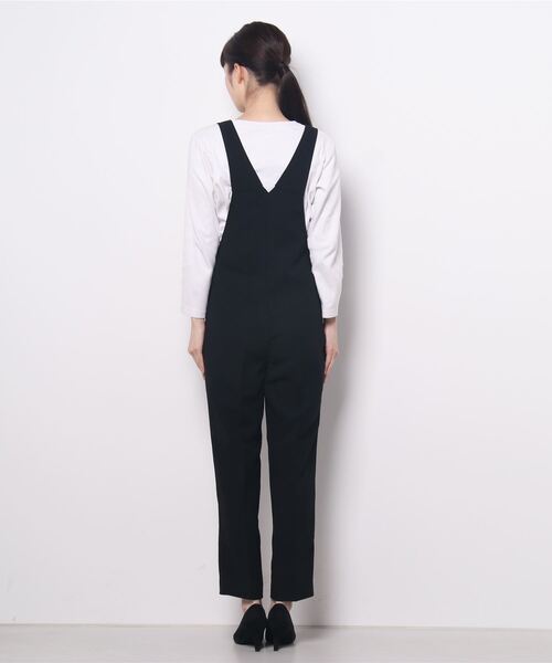 JENNE（ジェンヌ）の「美シルエットサロペット（サロペット/オーバーオール・レディース・ブラック・M/S/L）」の15枚目の写真