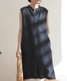 FORK&SPOON | FORK&SPOON　ノースリーブロングシャツ(シャツ/ブラウス)