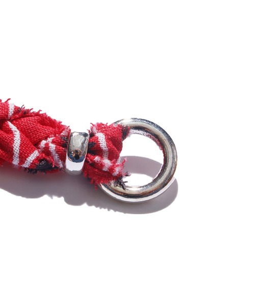 SunKu（サンク）の「SunKu/サンク BANDANA BRACELET バンダナ ブレスレット（ブレスレット・メンズ・ブラック/パープル/ネイビー/ブラウン/グレー/レッド/ピンク/ターコイズブルー/ライム/イエロー/オレンジ/グリーン/グレイッシュブルー/レッドパープル/ベージュ・FREE）」の19枚目の写真