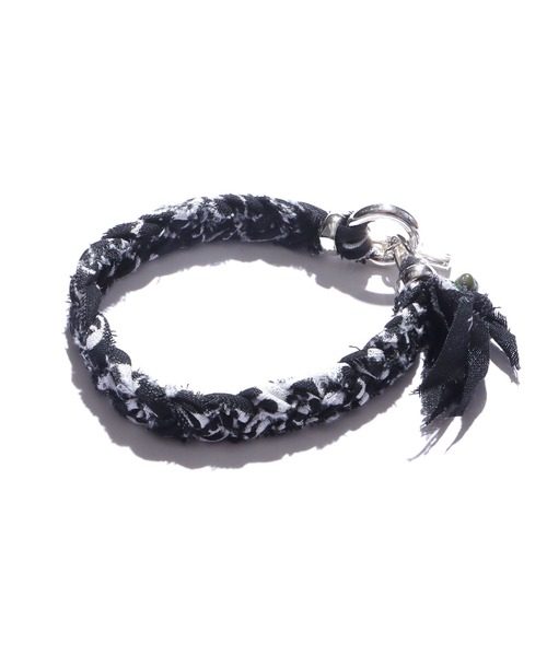 SunKu（サンク）の「SunKu/サンク BANDANA BRACELET バンダナ ブレスレット（ブレスレット・メンズ・ブラック/パープル/ネイビー/ブラウン/グレー/レッド/ピンク/ターコイズブルー/ライム/イエロー/オレンジ/グリーン/グレイッシュブルー/レッドパープル/ベージュ・FREE）」の22枚目の写真