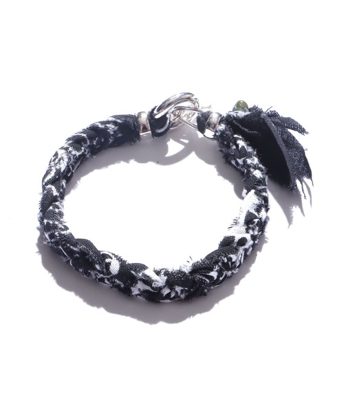 SunKu（サンク）の「SunKu/サンク BANDANA BRACELET バンダナ ブレスレット（ブレスレット・メンズ・ブラック/パープル/ネイビー/ブラウン/グレー/レッド/ピンク/ターコイズブルー/ライム/イエロー/オレンジ/グリーン/グレイッシュブルー/レッドパープル/ベージュ・FREE）」の21枚目の写真