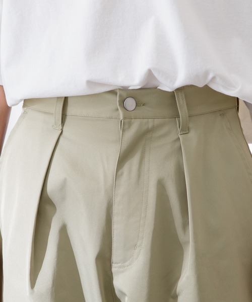 Adoon plain（アドーンプレーン）の「【Adoon plain】タックイージーパンツ（その他パンツ・メンズ・ブラック/グリーン/ライトカーキ・SMALL/MEDIUM/LARGE）」の8枚目の写真