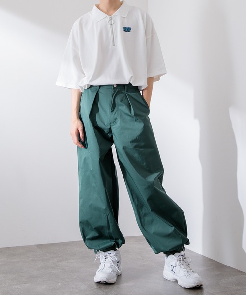 Adoon plain（アドーンプレーン）の「【Adoon plain】タックイージーパンツ（その他パンツ・メンズ・ブラック/グリーン/ライトカーキ・SMALL/MEDIUM/LARGE）」の11枚目の写真