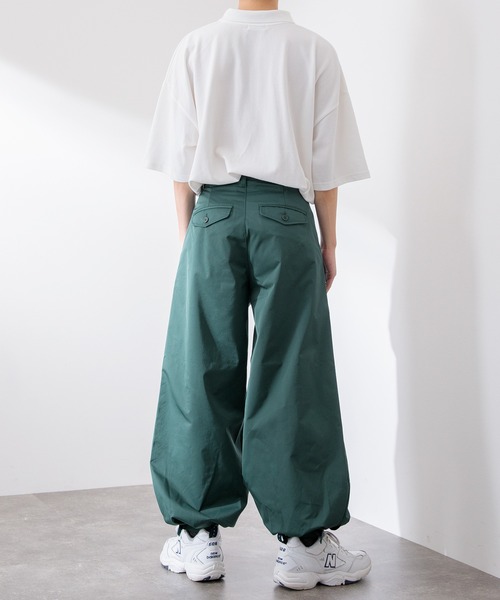 Adoon plain（アドーンプレーン）の「【Adoon plain】タックイージーパンツ（その他パンツ・メンズ・ブラック/グリーン/ライトカーキ・SMALL/MEDIUM/LARGE）」の12枚目の写真