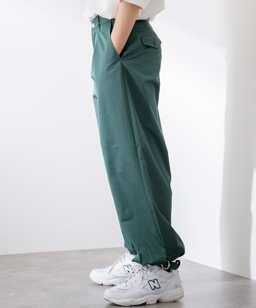 Adoon plain（アドーンプレーン）の「【Adoon plain】タックイージーパンツ（その他パンツ・メンズ・ブラック/グリーン/ライトカーキ・SMALL/MEDIUM/LARGE）」の17枚目の写真