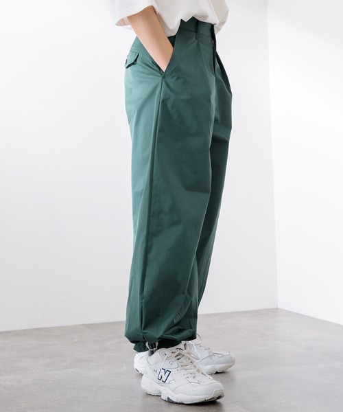 Adoon plain（アドーンプレーン）の「【Adoon plain】タックイージーパンツ（その他パンツ・メンズ・ブラック/グリーン/ライトカーキ・SMALL/MEDIUM/LARGE）」の18枚目の写真