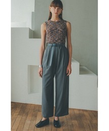CLANE | BASIC TUCK PANTS(スラックス)