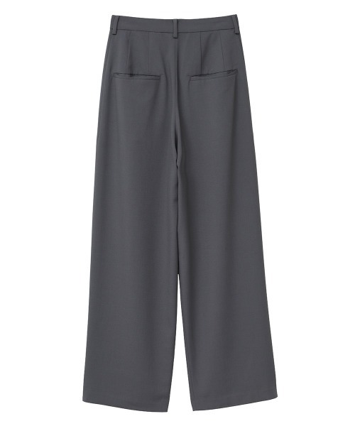 CLANE(クラネ)の「BASIC TUCK PANTS(スラックス・レディース・ブラック/オレンジ/ブルー/アイボリー・1/2/0)」の21枚目の写真