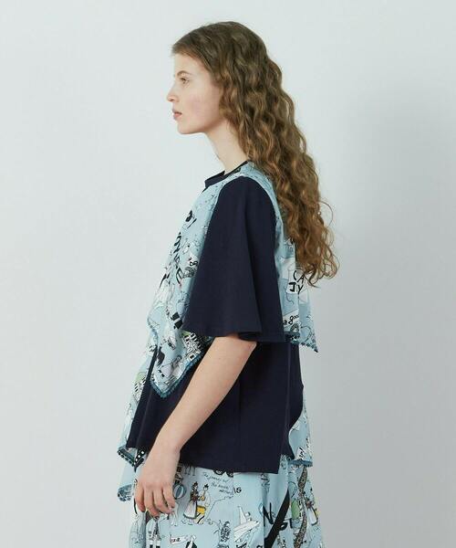 FRAPBOIS（フラボア）の「ヴォヤージュ カットソー（Tシャツ/カットソー・レディース・ネイビー/カーキ・1）」の18枚目の写真