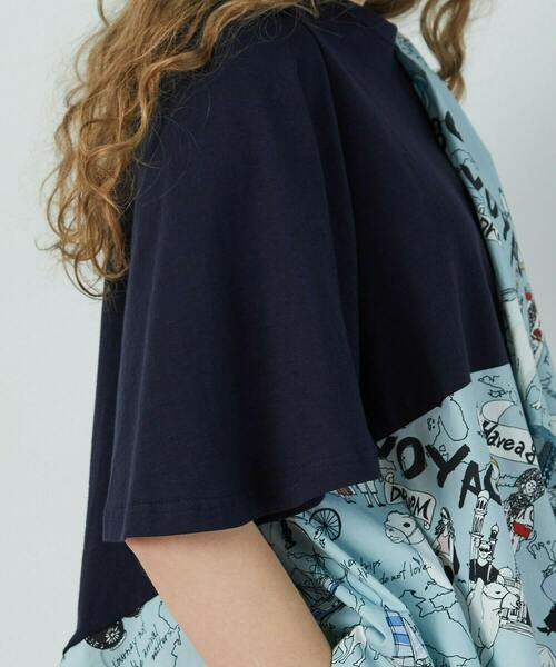 FRAPBOIS（フラボア）の「ヴォヤージュ カットソー（Tシャツ/カットソー・レディース・ネイビー/カーキ・1）」の19枚目の写真