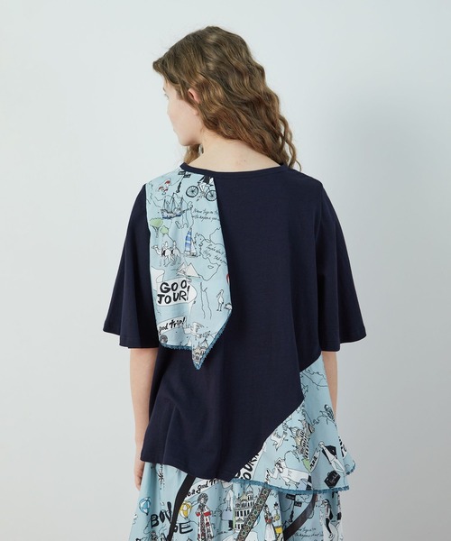 FRAPBOIS（フラボア）の「ヴォヤージュ カットソー（Tシャツ/カットソー・レディース・ネイビー/カーキ・1）」の9枚目の写真