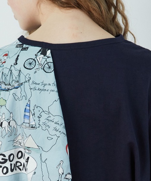 FRAPBOIS（フラボア）の「ヴォヤージュ カットソー（Tシャツ/カットソー・レディース・ネイビー/カーキ・1）」の11枚目の写真