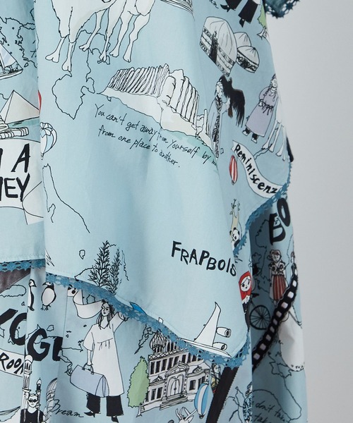 FRAPBOIS（フラボア）の「ヴォヤージュ カットソー（Tシャツ/カットソー・レディース・ネイビー/カーキ・1）」の17枚目の写真