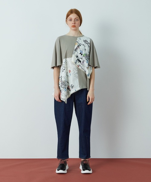 FRAPBOIS（フラボア）の「ヴォヤージュ カットソー（Tシャツ/カットソー・レディース・ネイビー/カーキ・1）」の8枚目の写真