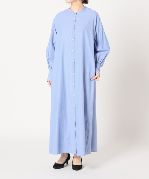 【美品】IENA クレリックシャツ SLOBE IENA（スローブイエナ）の「クレリックシャツワンピース
