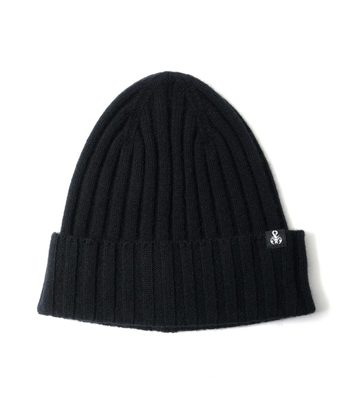 SOPHNET.(ソフネット)の「SCORPION KNIT CAP(ニットキャップ/ビーニー・メンズ・ブラック/ベージュ/パープル/ネイビー/サックスブルー・FREE)」の2枚目の写真