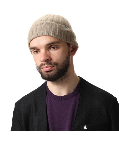 SOPHNET.(ソフネット)の「SCORPION KNIT CAP(ニットキャップ/ビーニー・メンズ・ブラック/ベージュ/パープル/ネイビー/サックスブルー・FREE)」の15枚目の写真