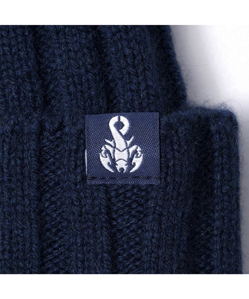 SOPHNET.(ソフネット)の「SCORPION KNIT CAP(ニットキャップ/ビーニー・メンズ・ブラック/ベージュ/パープル/ネイビー/サックスブルー・FREE)」の7枚目の写真