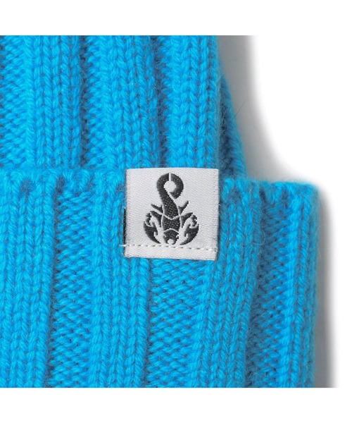 SOPHNET.(ソフネット)の「SCORPION KNIT CAP(ニットキャップ/ビーニー・メンズ・ブラック/ベージュ/パープル/ネイビー/サックスブルー・FREE)」の9枚目の写真