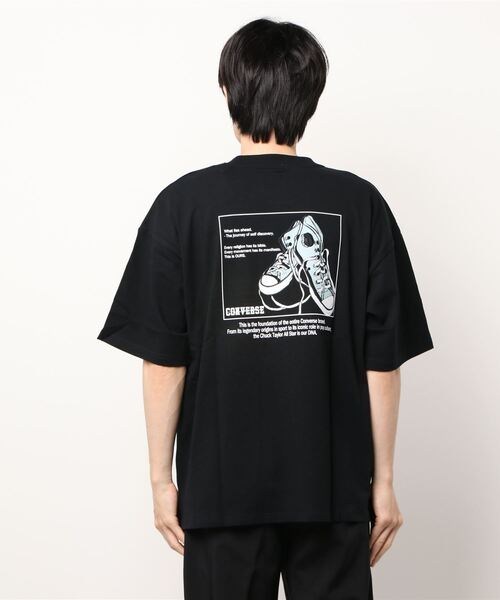 CONVERSE(コンバース)の「CONVERSE コンバース バックシューズプリント 半袖Tシャツ(Tシャツ/カットソー・メンズ・ベージュ/ブラック/グリーン/ホワイト・L/M/XL)」の21枚目の写真