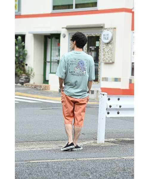 CONVERSE(コンバース)の「CONVERSE コンバース バックシューズプリント 半袖Tシャツ(Tシャツ/カットソー・メンズ・ベージュ/ブラック/グリーン/ホワイト・L/M/XL)」の15枚目の写真