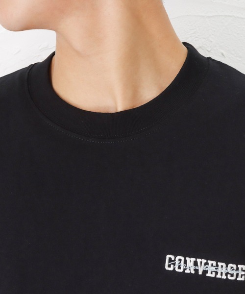CONVERSE(コンバース)の「CONVERSE コンバース バックシューズプリント 半袖Tシャツ(Tシャツ/カットソー・メンズ・ベージュ/ブラック/グリーン/ホワイト・L/M/XL)」の18枚目の写真