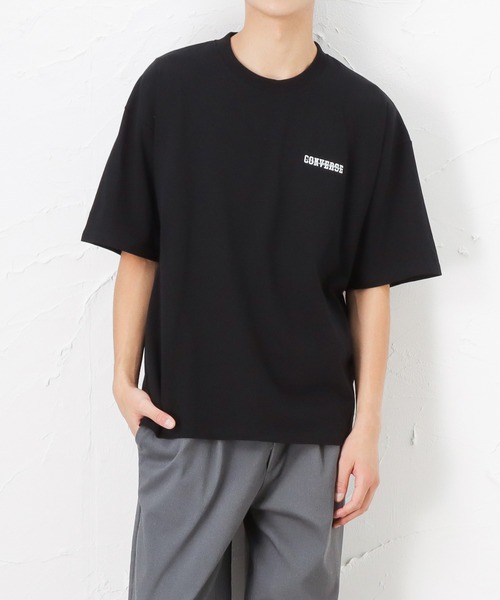 CONVERSE(コンバース)の「CONVERSE コンバース バックシューズプリント 半袖Tシャツ(Tシャツ/カットソー・メンズ・ベージュ/ブラック/グリーン/ホワイト・L/M/XL)」の7枚目の写真