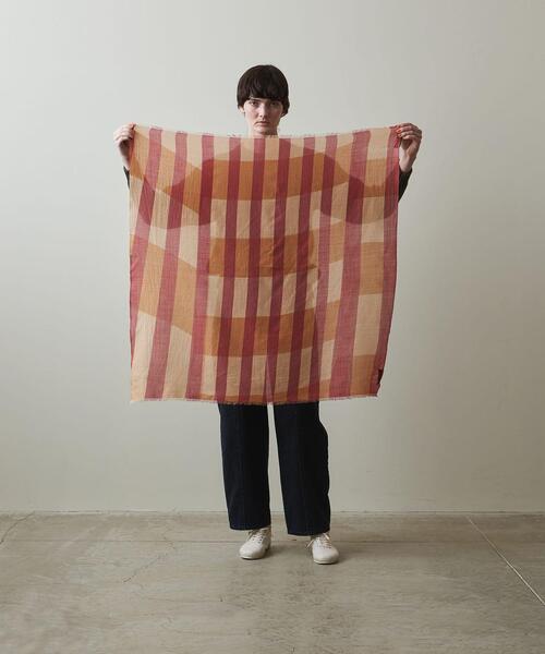 バンブ様先約⭐︎未使用ANDERSON & SHEPPARD リネンシルクストール バンブ様先約⭐︎未使用ANDERSON & SHEPPARD リネンシルクストール