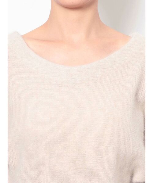 LAGUNAMOON（ラグナムーン）の「ラクーンフレアーニットワンピース（ワンピース・レディース・チャコールグレー/アイボリー/ミント・SMALL/MEDIUM）」の7枚目の写真