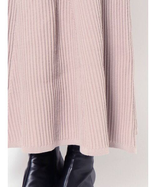 LAGUNAMOON（ラグナムーン）の「ラクーンフレアーニットワンピース（ワンピース・レディース・チャコールグレー/アイボリー/ミント・SMALL/MEDIUM）」の8枚目の写真