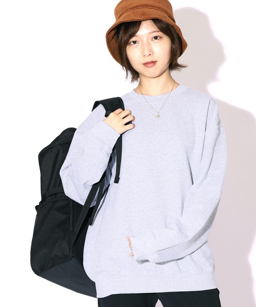 GILDAN(ギルダン)の「【GILDAN】ギルダン ロングスリーブカットソー ビッグシルエット 無地 クルーネック(Tシャツ/カットソー・レディース・ホワイト/ライトブルー/ブラック/ダークブラウン/ネイビー/グレー/チャコール/オリーブ/イエロー/オレンジ/アッシュグレー・S/M/L/2XL/XL/3XL)」の19枚目の写真