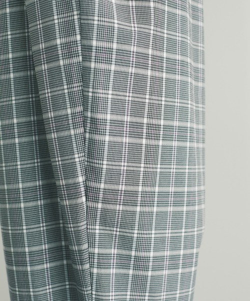 CRAFT STANDARD BOUTIQUE（クラフトスタンダードブティック）の「チェックエッグパンツ　＊◇（スラックス・レディース・グレー/ベージュ・M/L）」の12枚目の写真