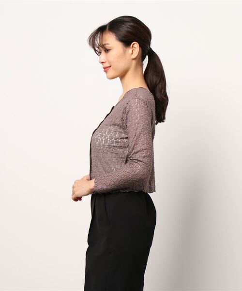 flower（フラワー）の「フラワリーバブルトップ（Tシャツ/カットソー・レディース・アイボリー/ブラウン・FREE）」の17枚目の写真