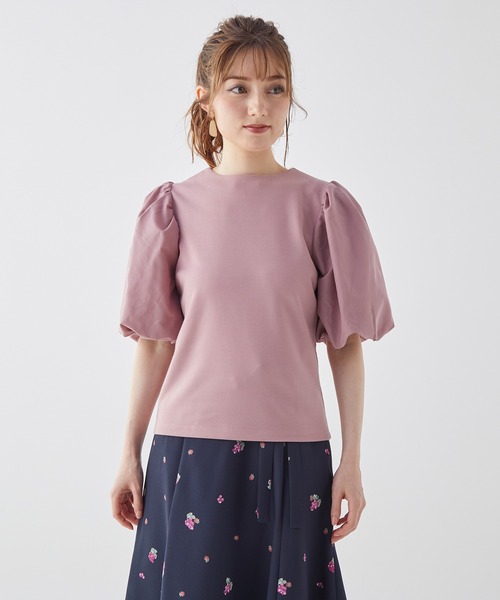 BE RADIANCE（ビーラディエンス）の「バルーンスリーブトップス（Tシャツ/カットソー・レディース・ブラック/ピンク/ブラウン・FREE）」の13枚目の写真