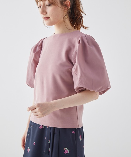 BE RADIANCE（ビーラディエンス）の「バルーンスリーブトップス（Tシャツ/カットソー・レディース・ブラック/ピンク/ブラウン・FREE）」の22枚目の写真