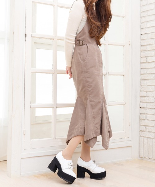 attagirl(アタガール)の「厚底プラットフォームビジューベルトブーティー(ドレスシューズ・レディース・ブラック系その他/ホワイト・S/M/L/LL/3L)」の10枚目の写真