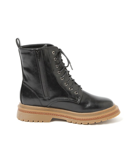 niko and...（ニコアンド）の「オリジナルレースアップブーツ（ブーツ・レディース・アイボリー/ブラック・SMALL/MEDIUM/LARGE）」の4枚目の写真