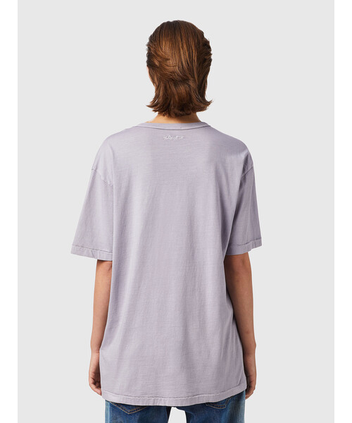 DIESEL(ディーゼル)の「レディース Tシャツ トップス カットソー シンプル ビッグシルエット スーパーリラックス(Tシャツ/カットソー・レディース・グレー/エンジ/ブルー・MEDIUM/X-SMALL/SMALL/LARGE)」の6枚目の写真