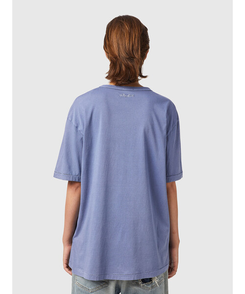 DIESEL(ディーゼル)の「レディース Tシャツ トップス カットソー シンプル ビッグシルエット スーパーリラックス(Tシャツ/カットソー・レディース・グレー/エンジ/ブルー・MEDIUM/X-SMALL/SMALL/LARGE)」の5枚目の写真