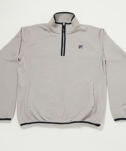FILA(フィラ)の「FILA GOLF/フィラゴルフ ワンポイントロゴ 吸汗速乾 ストレッチ マイクロフリース アウター(その他アウター・メンズ・ブラック/グレー/オレンジ・LL/3L/M/L)」の3枚目の写真