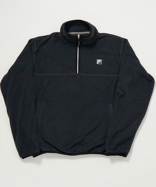 FILA(フィラ)の「FILA GOLF/フィラゴルフ ワンポイントロゴ 吸汗速乾 ストレッチ マイクロフリース アウター(その他アウター・メンズ・ブラック/グレー/オレンジ・LL/3L/M/L)」の2枚目の写真