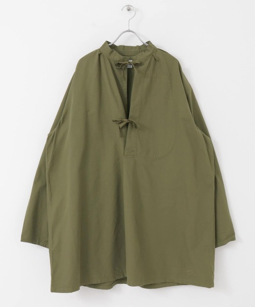 ARMY TWILL(アーミーツイル)の「ARMY TWILL Broken Twill Smock(シャツ/ブラウス・メンズ・ブラック/ベージュ/カーキ・MEDIUM/LARGE)」の10枚目の写真