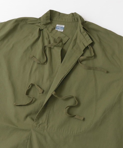 ARMY TWILL(アーミーツイル)の「ARMY TWILL Broken Twill Smock(シャツ/ブラウス・メンズ・ブラック/ベージュ/カーキ・MEDIUM/LARGE)」の8枚目の写真