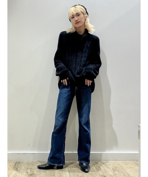 GAP(ギャップ)の「ケーブルニット タートルネック セーター(ニット/セーター・レディース・ブラック/キャメル/カーキ・XS/S/M/L/XL/XXS)」の8枚目の写真