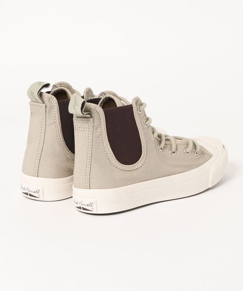 CONVERSE（コンバース）の「JACK PURCELL SIDEGORE RH HI / ジャックパーセル　サイドゴア　ＲＨ　ＨＩ（スニーカー・メンズ・ベージュ・4/8/9/8.5/9.5/10.5/6.5/5/7/7.5/5.5/4.5/3.5）」の3枚目の写真