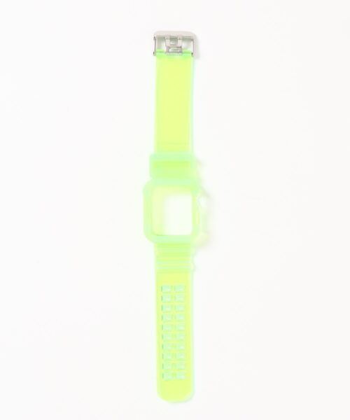 Fun & Daily（ファンアンドデイリー）の「AppleWatch Clear Band / アップルウォッチバンド（デジタル腕時計・レディース・ブラック/グリーン/クリア/オレンジ/ピンク・A/B）」の3枚目の写真
